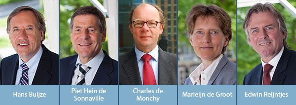 Hans Buijze, Piet Hein de Sonnaville, Charles de Monchy, Marleijn de Groot, Edwin Reijntjes Hans Buijze, Piet Hein de Sonnaville, Charles de Monchy, Marleijn de Groot, Edwin Reijntjes